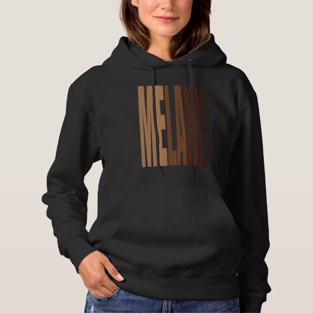 Sudadera Black Pride Melanin Afro Queens King (Anverso)