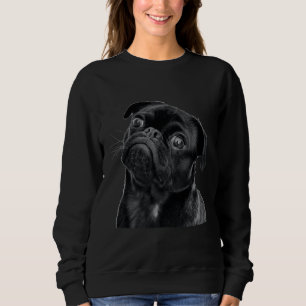 Sudadera Black Pug Black Version Classic T-Shirt 59