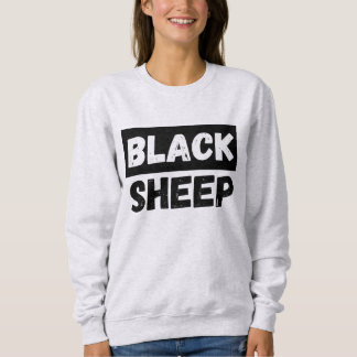 Sudadera Black Sheep Bold Typography Rebel Entourage Art