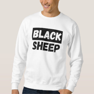 Sudadera Black Sheep Bold Typography Rebel Entourage Design