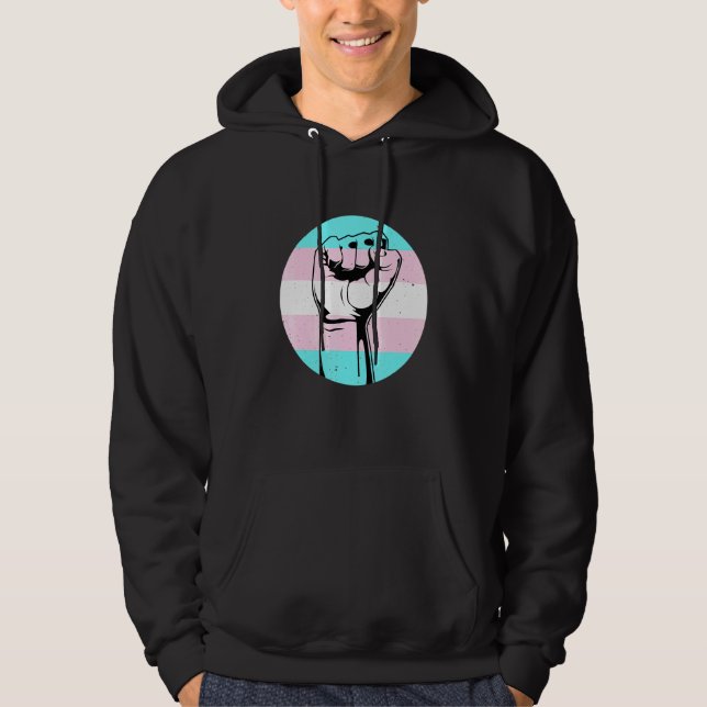 Sudadera Black Transgender Pro Black Lgbt Afro American Pri (Anverso)