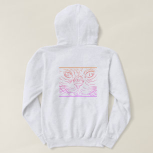 Sudadera Black@White Gato para mujer