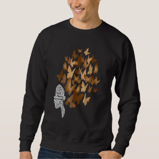 Sudadera Black Woman Afro Butterfly Guay Black History Mont