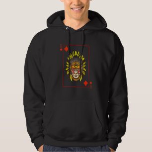 Sudadera Blackjack Rey de la Guerra Nativa Americana Bonnet