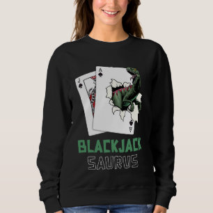 Sudadera BLACKJACK SAURUS Blackjack Jugador Casino Gambler