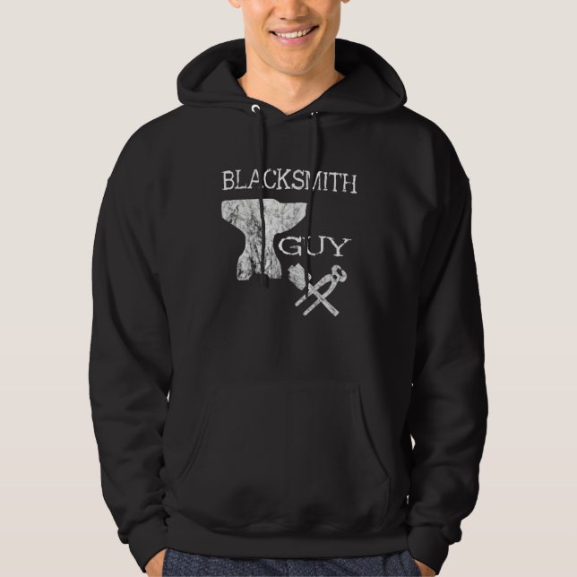 Sudadera Blacksmith Guy Horses Hoof Blacksmith Boys Forges (Anverso)