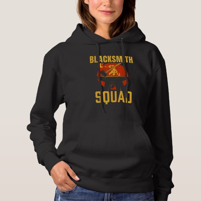 Sudadera Blacksmith Squad Blacksmithing Job (Anverso)