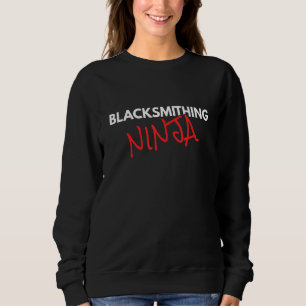 Sudadera Blacksmithing Ninja Fun Blacksmith
