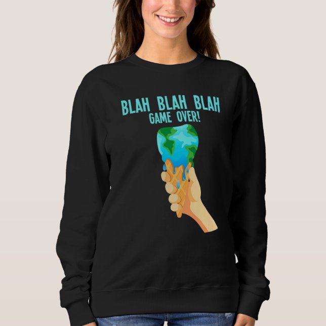 Sudadera Blah Game Over Melding Earth Ice Cream Global (Anverso)