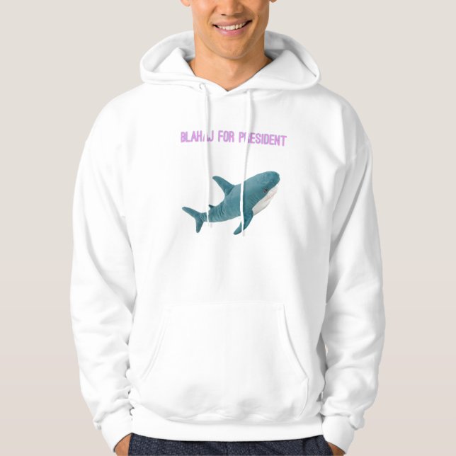 Sudadera Blahaj Por El Presidente Hoodie (Anverso)