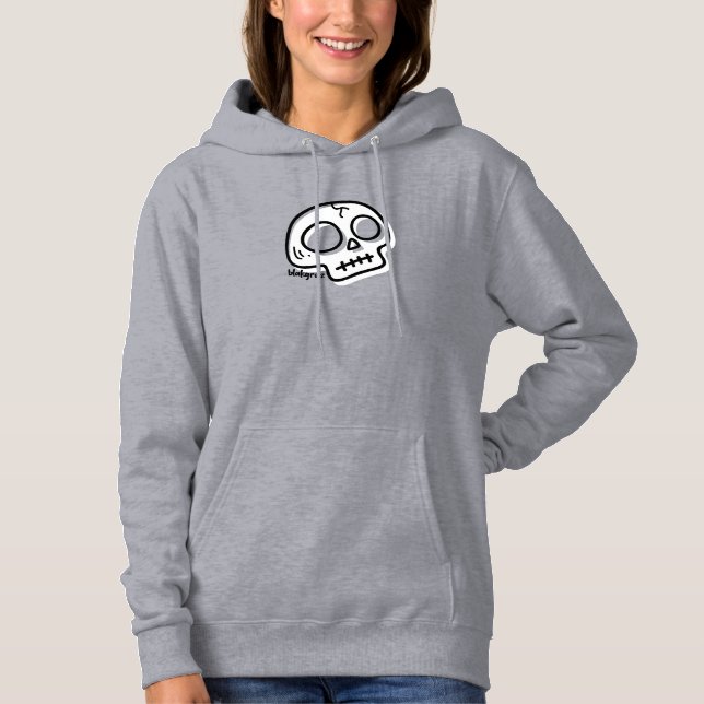 Sudadera Blakgraz Cute Personalizado Skull Hoodie (Anverso)