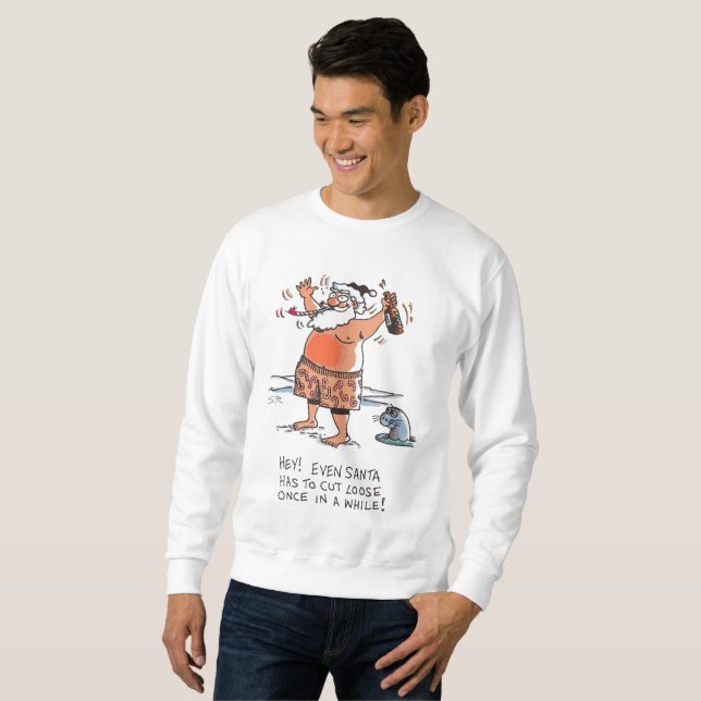 Sudadera blanca borracha (Anverso completo)