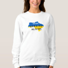 Sudadera blanca con superposición de colores de Uc