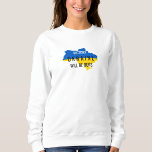 Sudadera blanca con superposición de colores de Uc