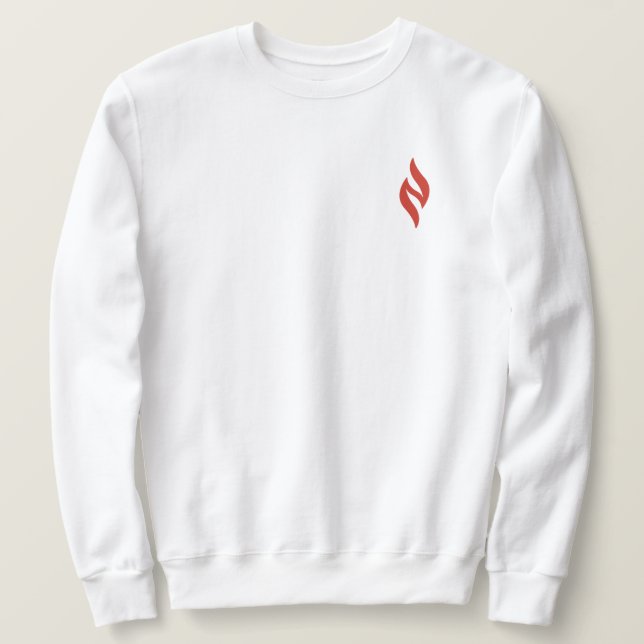 Sudadera Blanca del Centro para Enfermeras de Miss (Anverso del diseño)