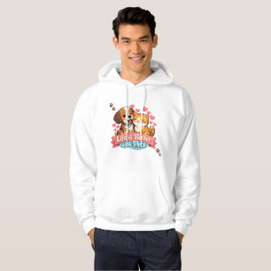 Sudadera Blanca para Amantes de las Mascotas Amo