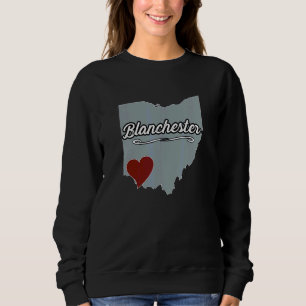 Sudadera Blanchester Ohio OH Ciudad Estado EE. UU. Recuerdo