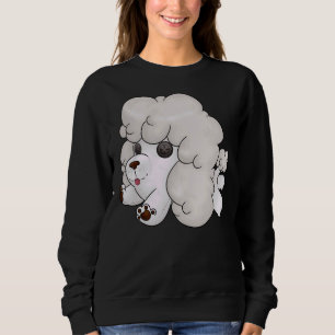 Sudadera Blanco de cangrejo relleno