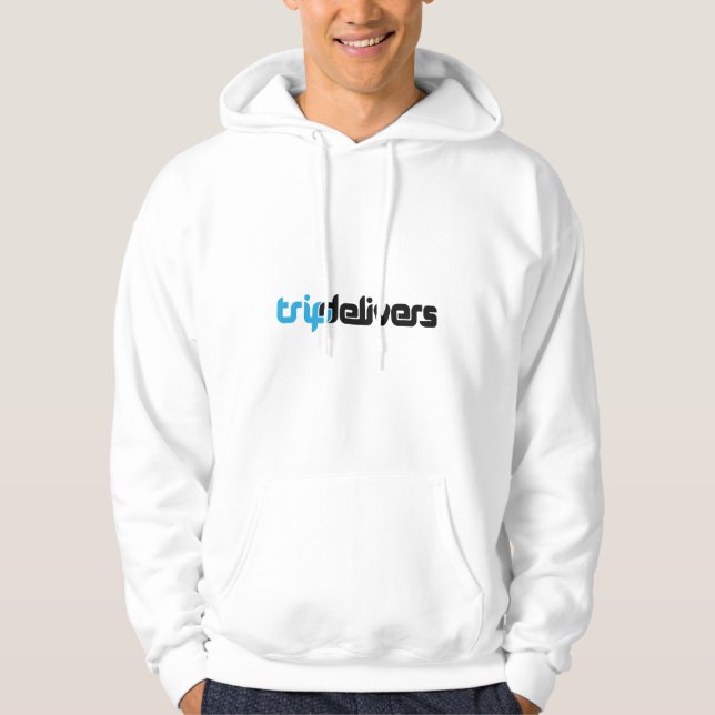 Sudadera Blanco del alojamiento TRIPDELIVERS (Anverso)