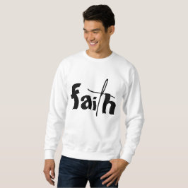 Sudadera Blanco gráfico de FAITH