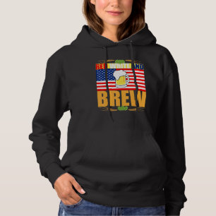 Sudadera Blanco Rojo y Freno Patriótico Americano América B