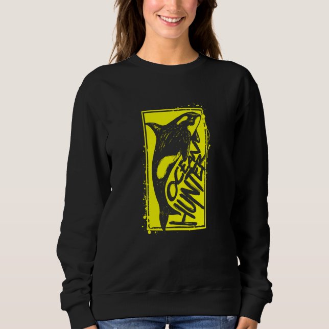 Sudadera Blanqueta de ballenas asesina (Anverso)