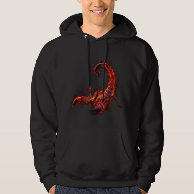 Sudadera Blazing Scorpion Mythical Creature Fantasy Art (Anverso)