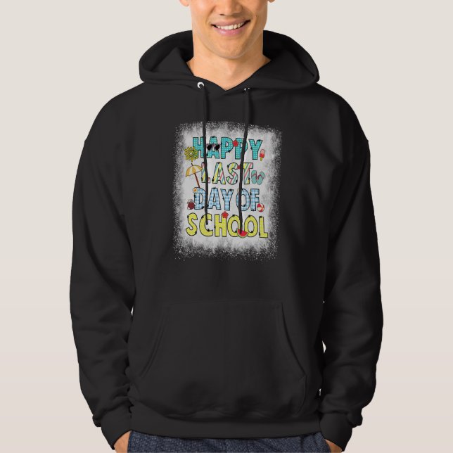 Sudadera Bleached Happy Last Day Beach Vibes Hell (Anverso)