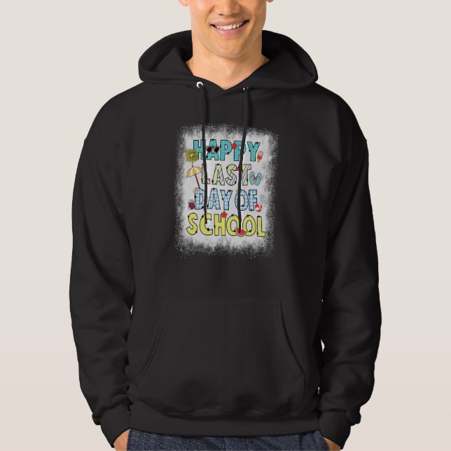 Sudadera Bleached Happy Last Day Beach Vibes Hell (Anverso)