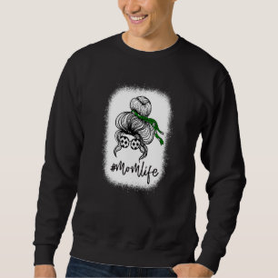 Sudadera Bleached Messy Bun Hair con gafas de sol de fútbol