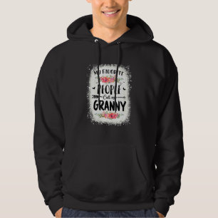 Sudadera Bleached Mi Gente Favorita Me Llama Granny Tee Mot