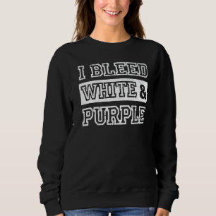 Sudadera Bleé White & Purple Sports Team Day 1