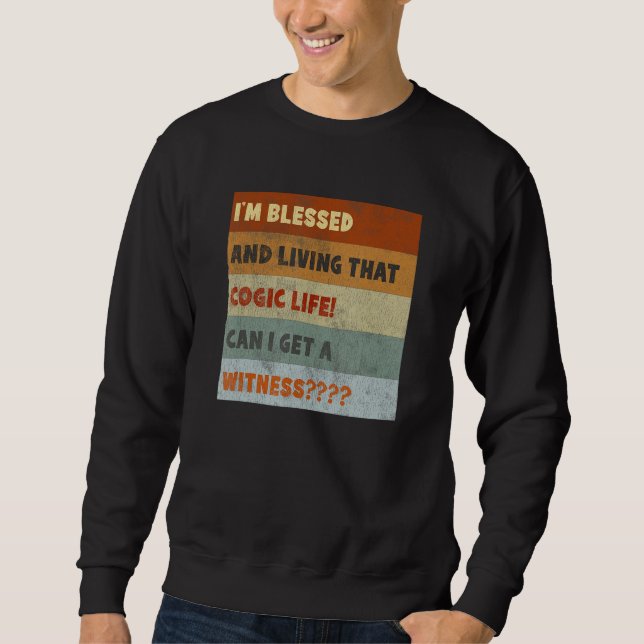Sudadera Blessed COGIC Life Retro (Anverso)