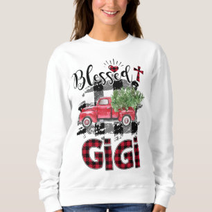 Sudadera Blessed Gigi Navidades de piel roja
