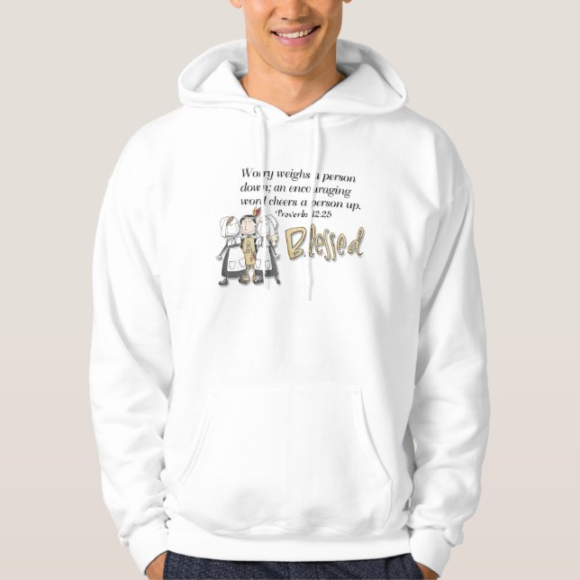 SUDADERA BLESSED HOODIE (Anverso)