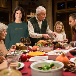 Sudadera Blessed Simple Minimalista