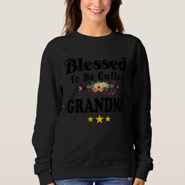 Sudadera Blessed To Be Called Grandma Cute Mother s Day Sun (Anverso)