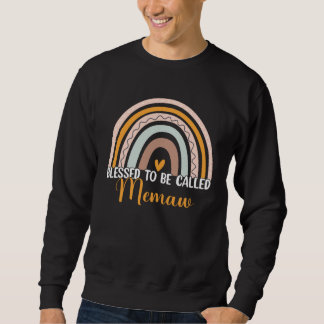 Sudadera Blessed To Be Called Memaw Boho Rainbow Mother s D