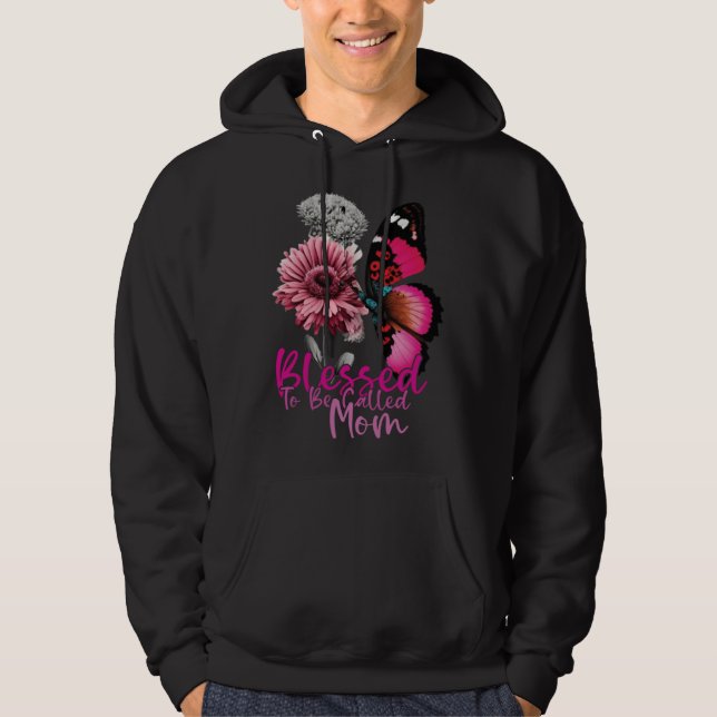 Sudadera Blessed To Be Called Mom Mother s Day 2023 Butterf (Anverso)