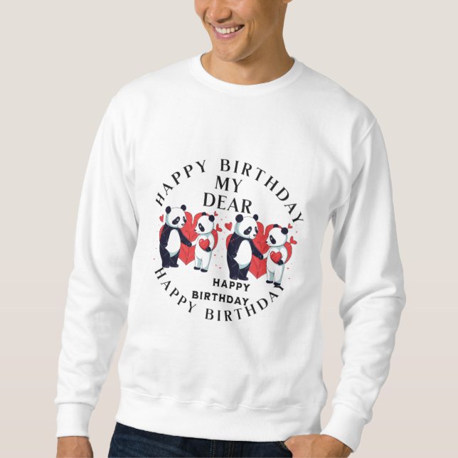 Sudadera "Bliss de cumpleaños: Logo creativo para Occasio e (Anverso)
