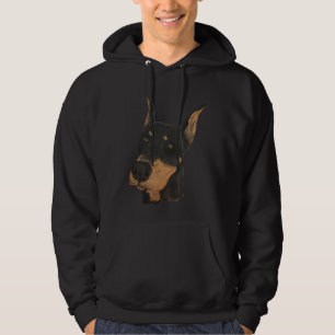 Sudadera Blk Crop Doberman