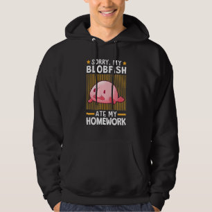 Sudadera Blobfish Ate My Homework Meme Ugly Blob Fish