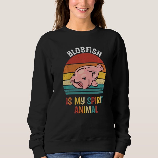 Sudadera Blobfish es mi Espíritu Animal Blobfish (Anverso)