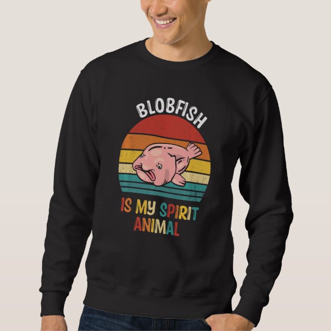 Sudadera Blobfish es mi Espíritu Animal Blobfish (Anverso)