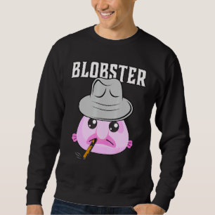 Sudadera Blobfish Mobster Blobster Pescado Fedora Gorra Y C