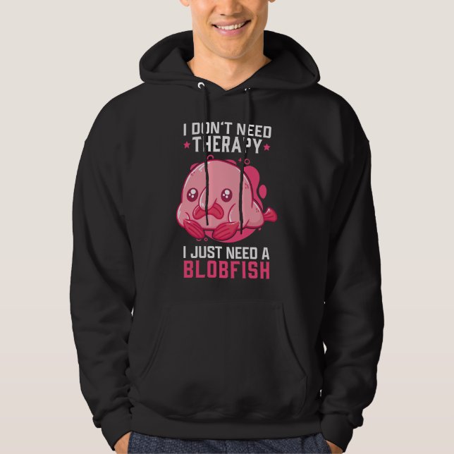 Sudadera Blobfish No Therape Meme Ugly Blobfish (Anverso)