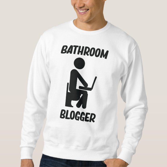 Sudadera Blogger de baño (Anverso)