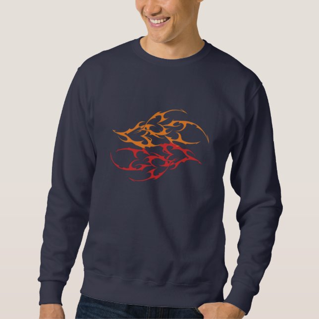 Sudadera Blood Flame  design  (Anverso)