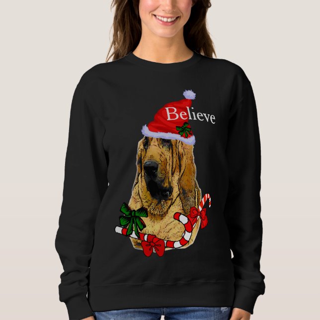 Sudadera Bloodhound Aovers Navidades Merry (Anverso)