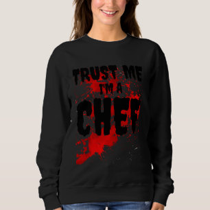 Sudadera Bloody Trust Me Soy un Chef Scary Halloween